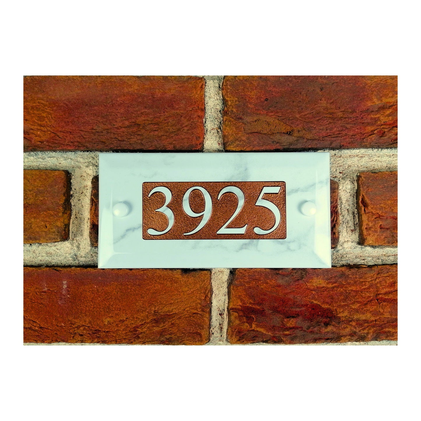 Relief Engraved Ceramic Wall Tile Address Sign | Irish Handmade Rectangle Door Number House Name | Rustic Custom Personalised Postcode Mailbox Irish